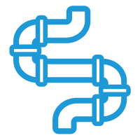 Icon Rohrleitung